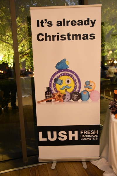 Launching Christmas products by Lush 